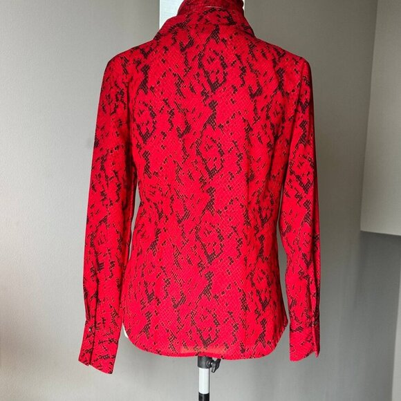 NY&CO Button Down Shirt with Matching Scarf - Size small - Picture 6 of 6